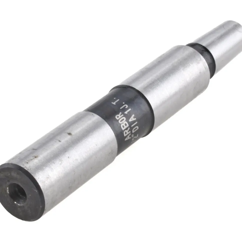Taper Drill Chuck Arbor: JT1 Mount Taper, 1/2" Shank Dia