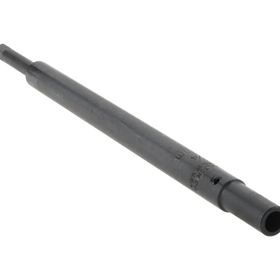 Tap Extension: 1/4" Tap, 8" OAL, 0.256" Tap Shank Dia