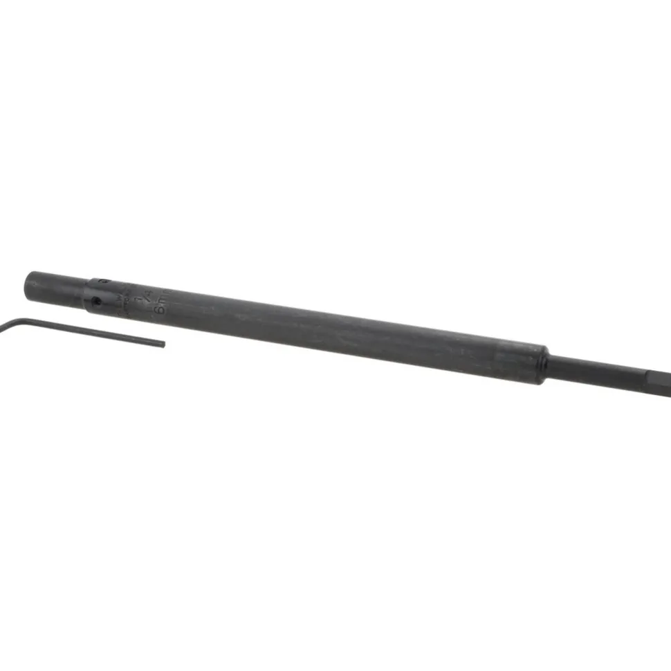 Tap Extension: 1/4" Tap, 8" OAL, 0.256" Tap Shank Dia