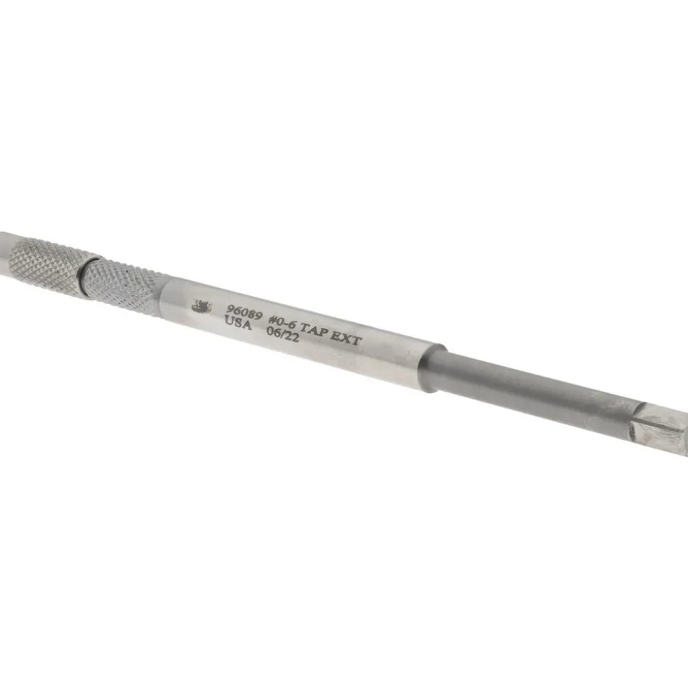 Tap Extension: #0 to #6 Tap, 5" OAL, 0.141" Tap Shank Dia