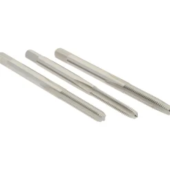 Tap Set: Metric Coarse, 4 Flute, High Speed Steel, Bright Finish