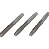 Tap Set: 1/4-20 UNC, 4 Flute, Bottoming Plug & Taper, High Speed Steel, Bright Finish