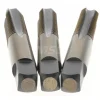 Tap Set: 3/8-16 UNC, 4 Flute, Bottoming Plug & Taper, High Speed Steel, Gold & Oxide Finish