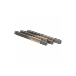 Tap Set: 5/16-18 UNC, 4 Flute, Bottoming Plug & Taper, High Speed Steel, Gold & Oxide Finish