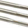 Tap Set: #10-32 UNF, 4 Flute, Bottoming Plug & Taper, High Speed Steel, Bright Finish