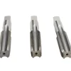 Tap Set: 3/4-16 UNF, 4 Flute, High Speed Steel, Bright Finish