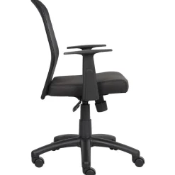 Task Chair: Mesh & Fabric, Adjustable Height, Black