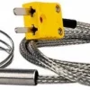 Thermocouple Probe: Type K, Flexible Probe, Grounded