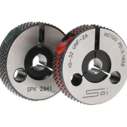 Threaded Ring Gage: #10-32 Thread, Class 2A, Go & No Go