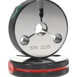 Threaded Ring Gage: 3/8-16 Thread, Class 2A, Go & No Go