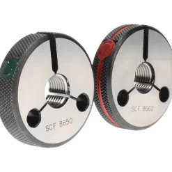 Threaded Ring Gage: 1/2-20 Thread, Class 2A, Go & No Go