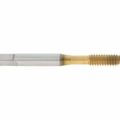 Thread Forming Tap: 1/4-20 UNC, Modified Bottoming Chamfer, Cobalt, TiN Finish