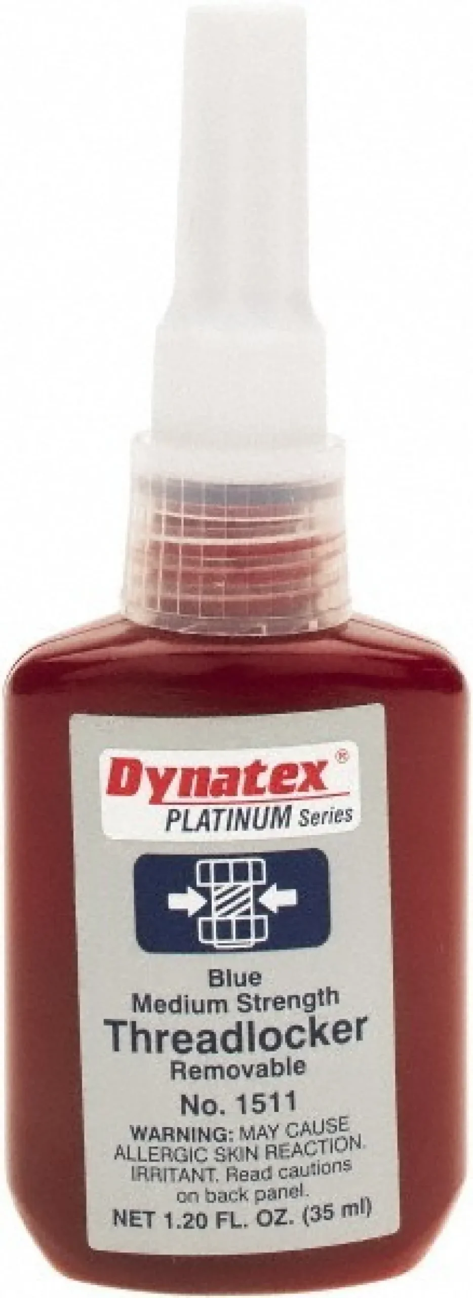 Threadlocker: Blue, Liquid, 35 mL, Bottle
