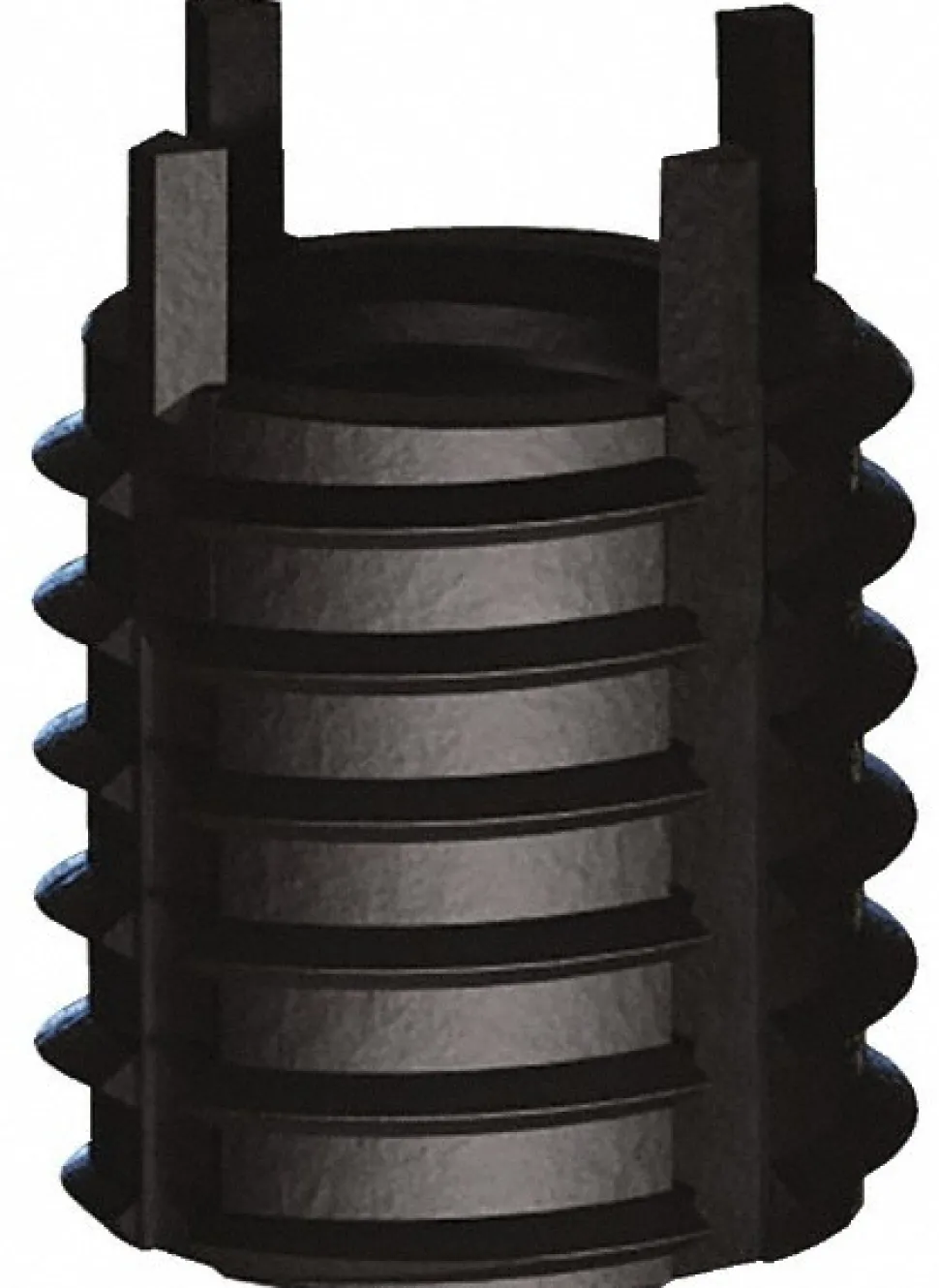 Thread Locking Insert: 1/2-13 Internal Thread, 3/4-16 External Thread, UNC, 5/8" OAL, Heavy-Duty Keylocking