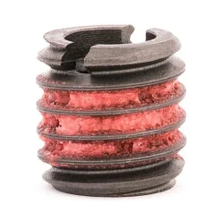 Thread Locking Insert: 1/4-20 Internal Thread, 7/16-14 External Thread, UNC, 7/16" OAL, Self-Lock Wall