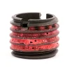 Thread Locking Insert: 5/8-11 Internal Thread, 7/8-9 External Thread, UNC, 11/16" OAL, Self-Lock Wall