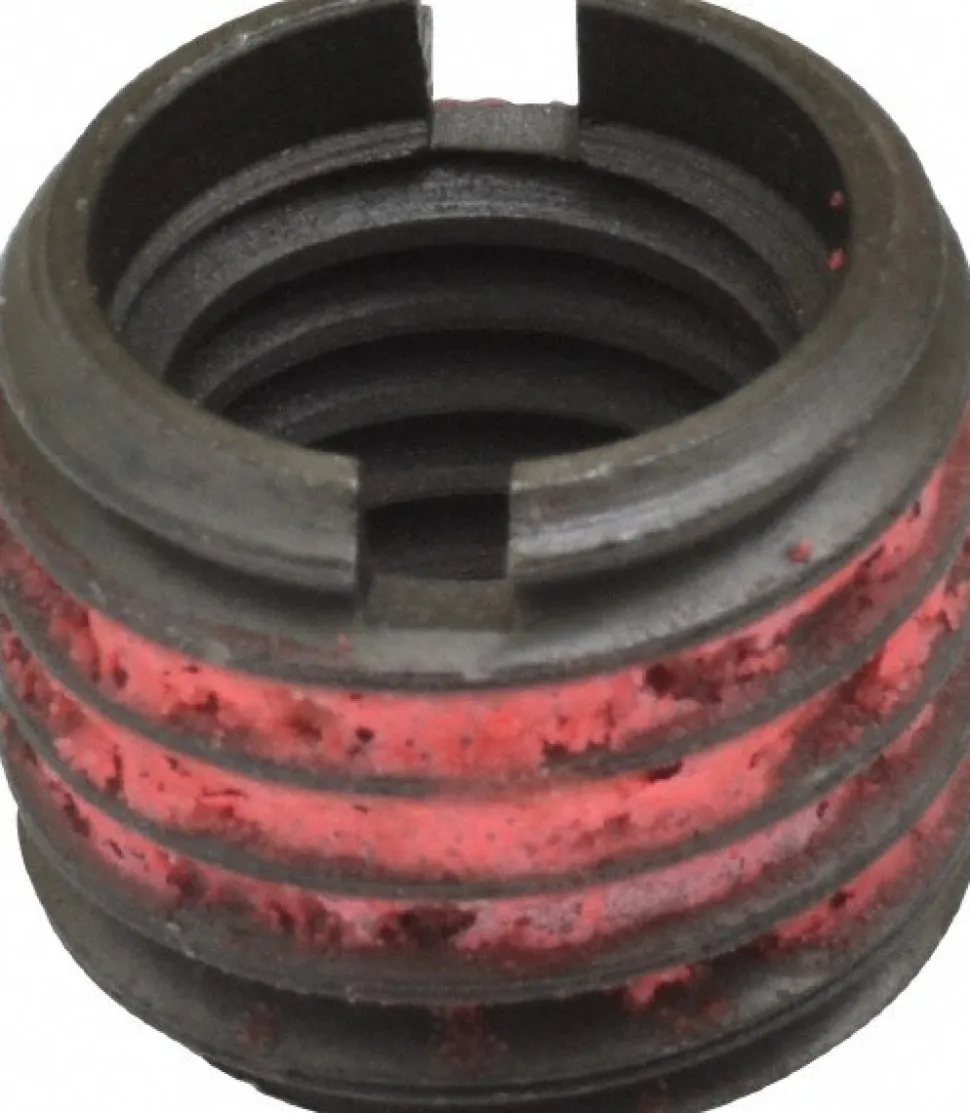 Thread Locking Insert: 5/8-11 Internal Thread, 7/8-9 External Thread, UNC, 11/16" OAL, Self-Lock Wall