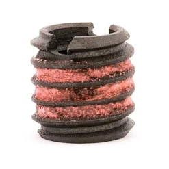 Thread Locking Insert: #10-32 Internal Thread, 5/16-18 External Thread, UNF, 5/16" OAL, Self-Lock Wall