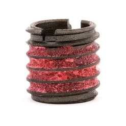 Thread Locking Insert: 5/16-18 Internal Thread, 7/16-14 External Thread, UNC, 7/16" OAL, Self-Lock Wall