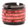 Thread Locking Insert: 3/4-10 Internal Thread, 1-8 External Thread, UNC, 25/32" OAL, Self-Lock Wall
