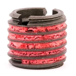 Thread Locking Insert: 1/2-13 Internal Thread, 3/4-10 External Thread, UNC, 21/32" OAL, Self-Lock Wall