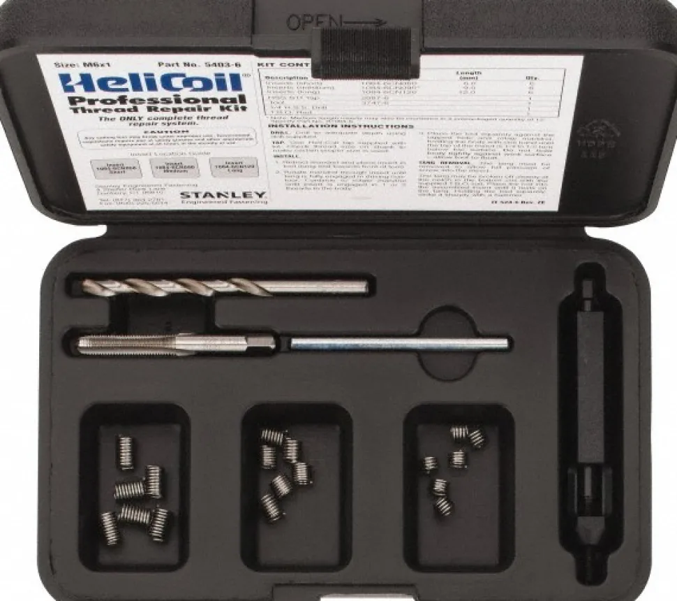 Thread Repair Kit: Threaded Insert