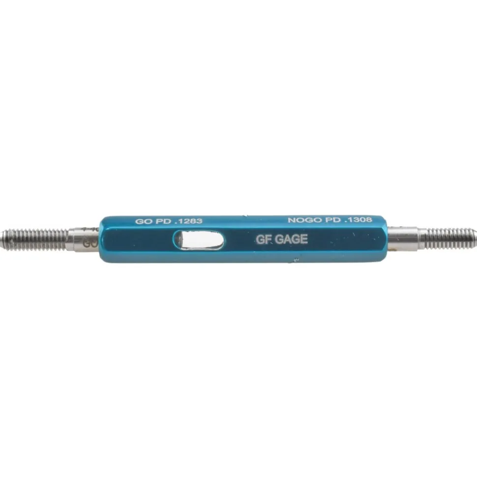 4-40 Thread, Steel, Screw Thread Insert (STI) Class 2B, Plug Thread Insert Go/No Go Gage