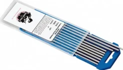 TIG Welding Rod: 7" OAL, 3/32" Dia, Tungsten