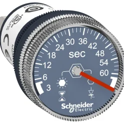 Timers: Timer Type: Panel-Mounted Timer; Recommended Environment: Indoor; Timing Range: 3 - 60 s; Minimum On/Off Time: 0.5 s