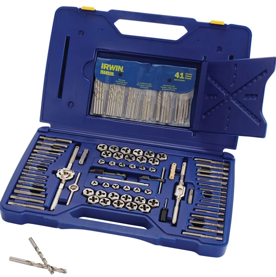 #4-40 to 1/2-20 BSP, Metric Coarse, Metric Fine, NPT, UNC, UNF, Die and Drill Set