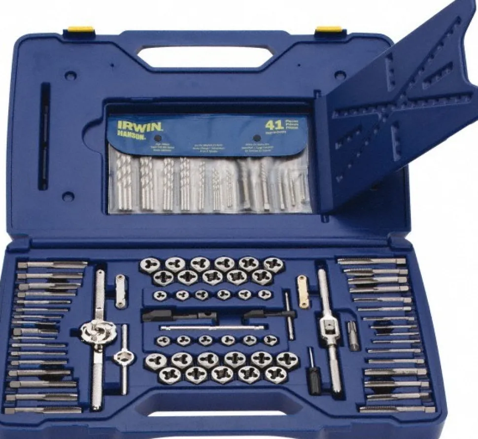 #4-40 to 1/2-20 BSP, Metric Coarse, Metric Fine, NPT, UNC, UNF, Die and Drill Set