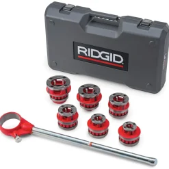1/2 to 2" 6-Die-Head Pipe Threader Set