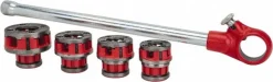3/8 to 1" 4-Die-Head Pipe Threader Set