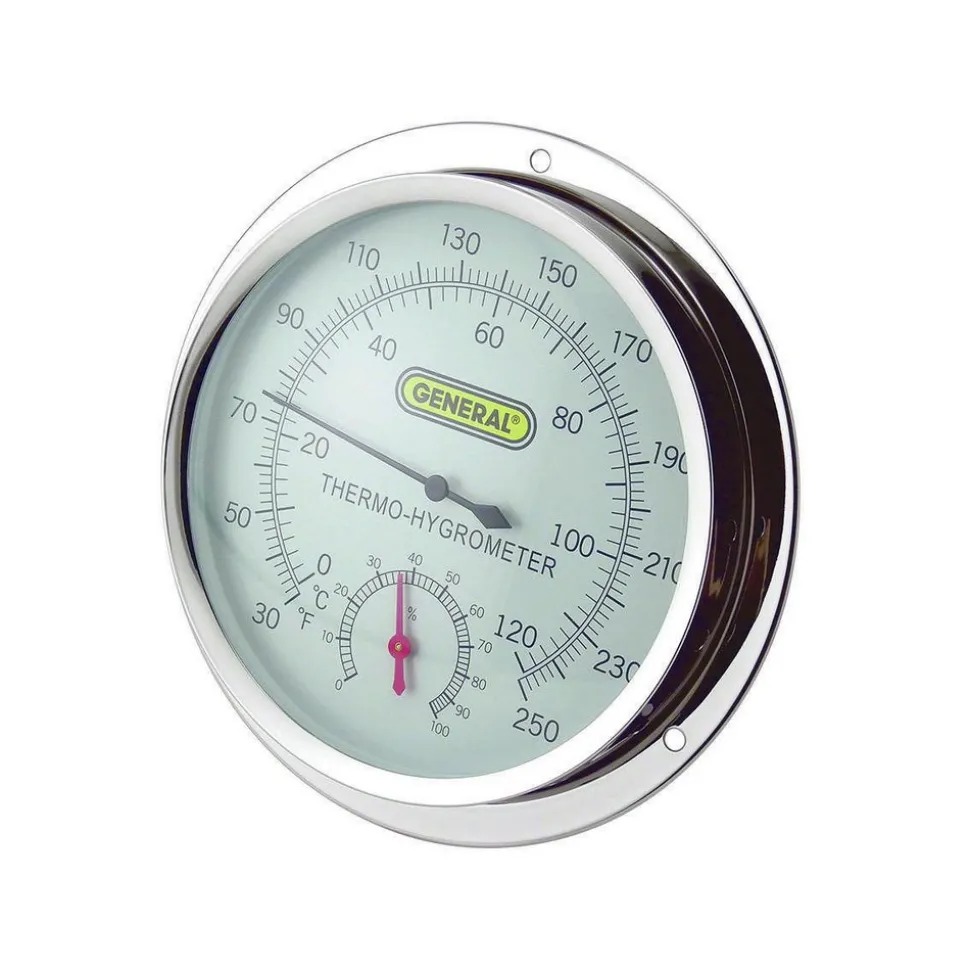 30 to 250°F, Thermo-Hygrometer