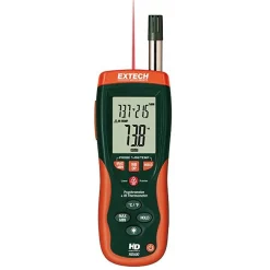 14 to 140°F, 0 to 100% Humidity Range, Psychrometer
