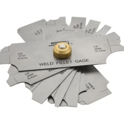 1/8 to 1 Inch 420 Stainless Steel Fillet Gage
