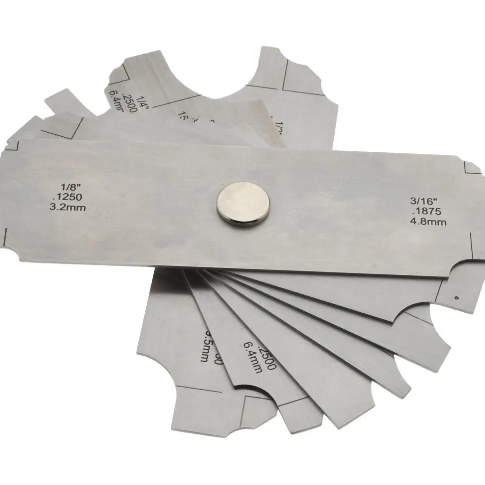 1/8 to 1 Inch 420 Stainless Steel Fillet Gage