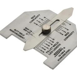 1/16 to 3/4 Inch Stainless Steel Weld Gage