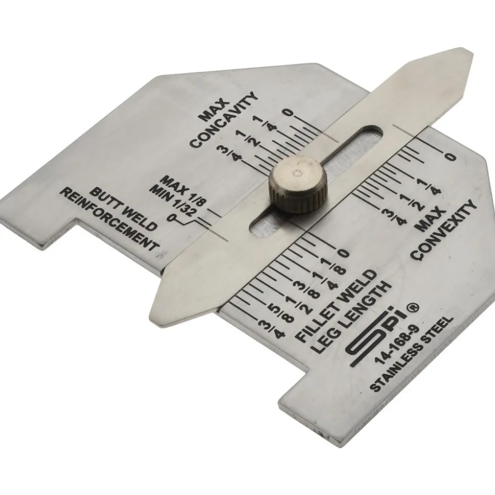 1/16 to 3/4 Inch Stainless Steel Weld Gage