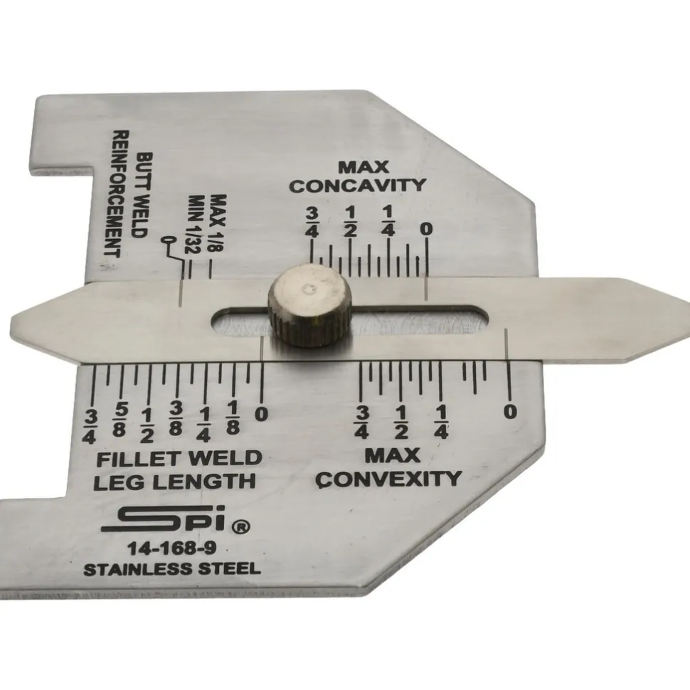 1/16 to 3/4 Inch Stainless Steel Weld Gage