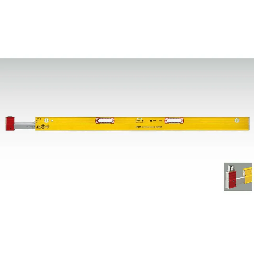 84 to 144" Long 3 Vial Expandable Level