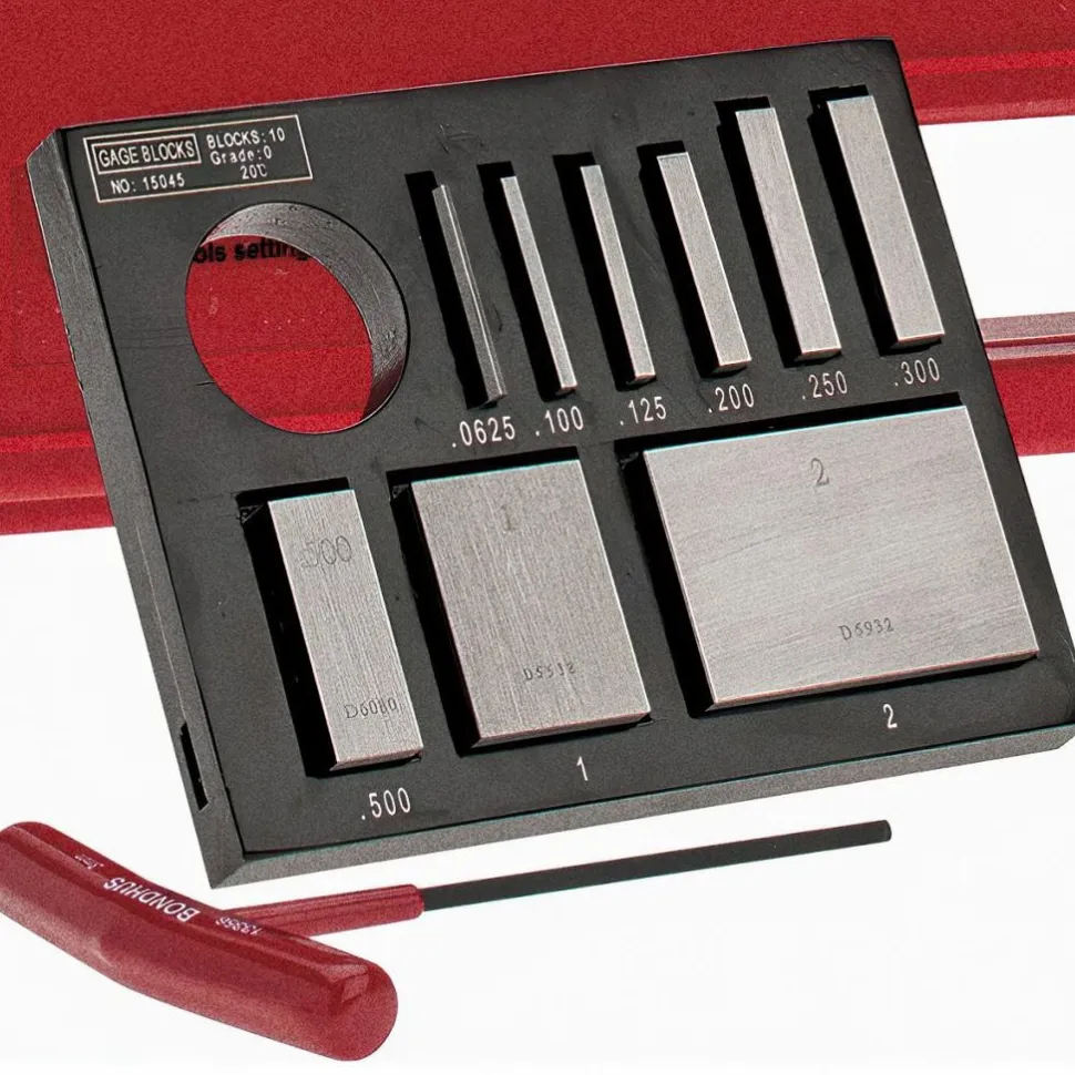 1/16 to 2" Micrometer and Caliper Calibration Kit