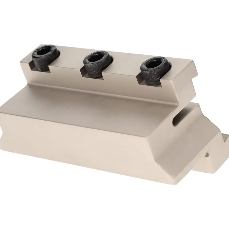 Tool Block Style SGTBN, 1.02" Blade Height, 3.4" OAL, Indexable Cutoff Blade Tool Block