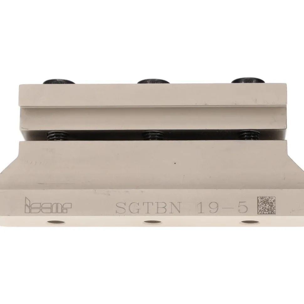 Tool Block Style SGTBN, 1.02" Blade Height, 3.4" OAL, Indexable Cutoff Blade Tool Block