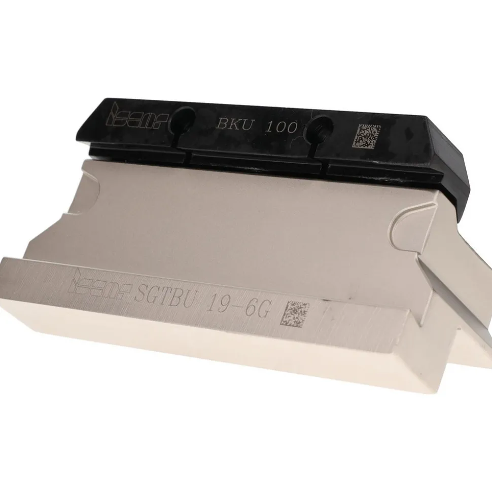 Tool Block Style SGTBU, 1.26" Blade Height, 3.95" OAL, 1.94"& OAH, Indexable Cutoff Blade Tool Block