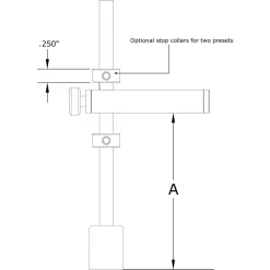 Tool Setters & Presetters: Product Type: Tool Presetter; Overall Height (Decimal Inch): 3.7250; Overall Length (mm): 60.00