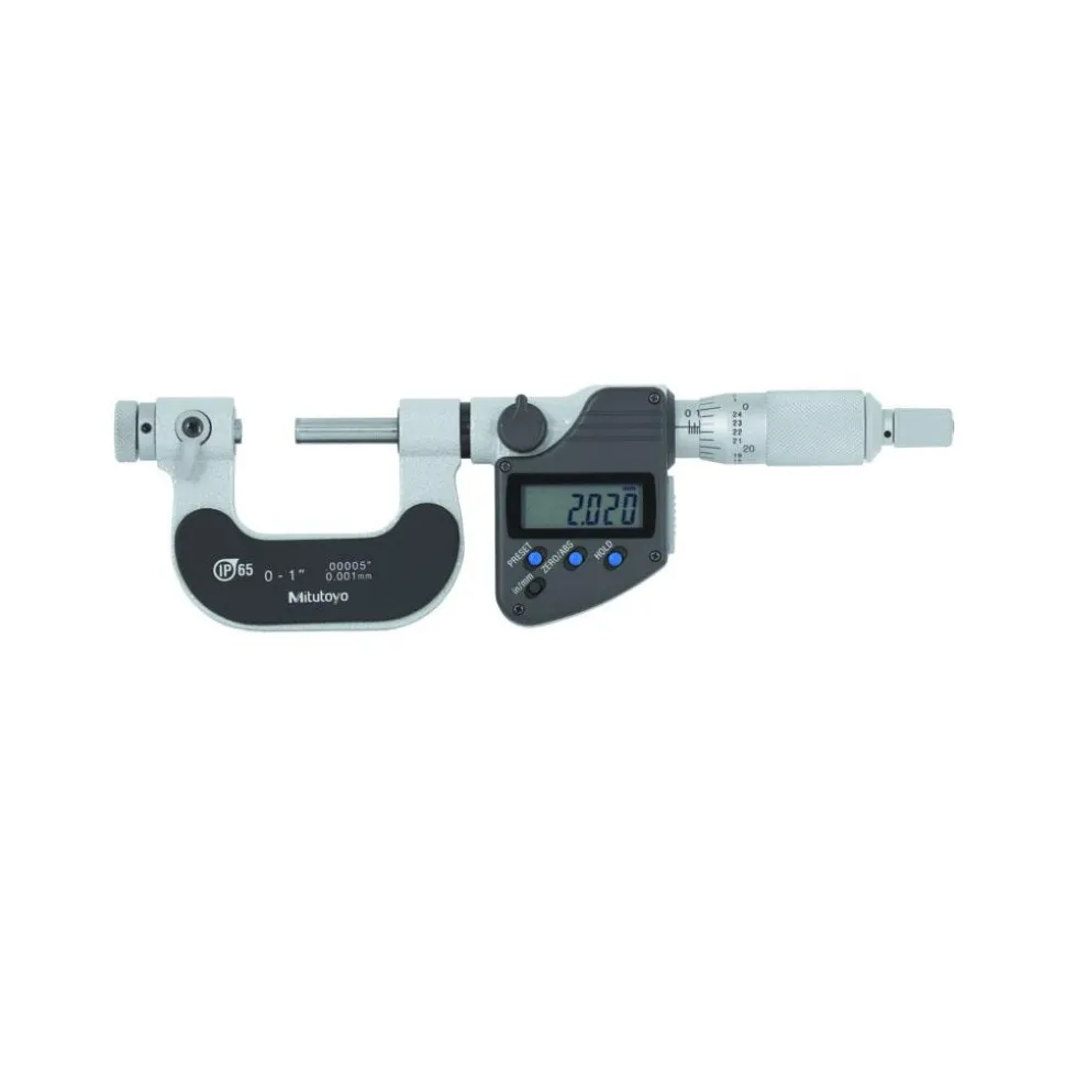 0 to 1" Range, Digital Counter, Electronic Screw Thread Micrometer