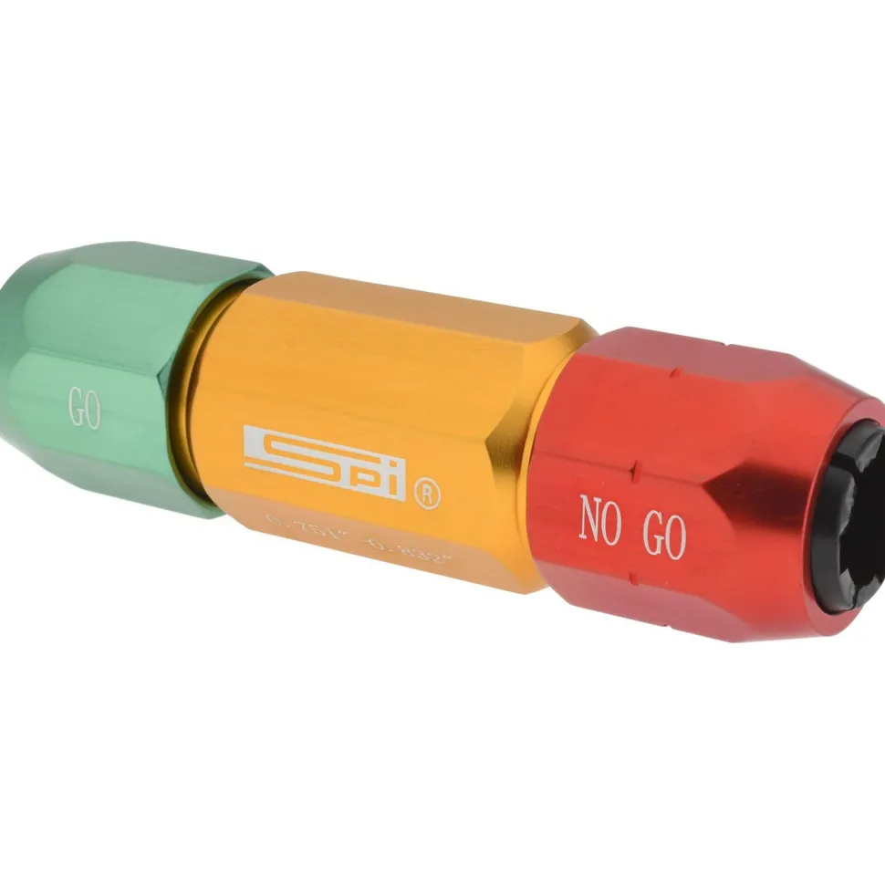 0.751 to 0.832" Ring Dia Range, M5 Handle Size, Aluminum, Pin Gage Handle