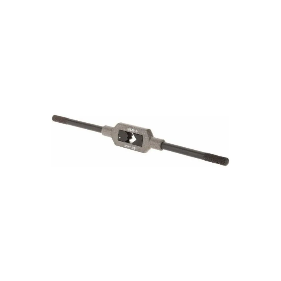 3/16 to 5/8" Tap Capacity, Straight Handle Tap Wrench