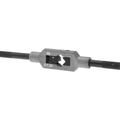 1/8 to 1/4" Tap Capacity, Straight Handle Tap Wrench